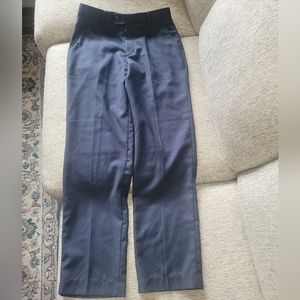Boy Dress Pants Size 18 Blue Part Wool  Dry Clean